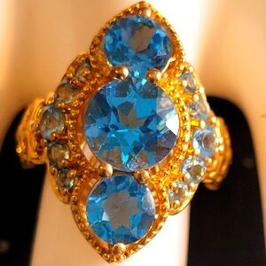 Blue Topaz Ring From Shop Lc
